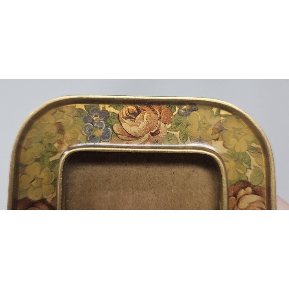 Vintage The Bucklers Inc 5th Ave NY Enamel Picture Photo Frame Swivel Back Heavy - Picture 16 of 16